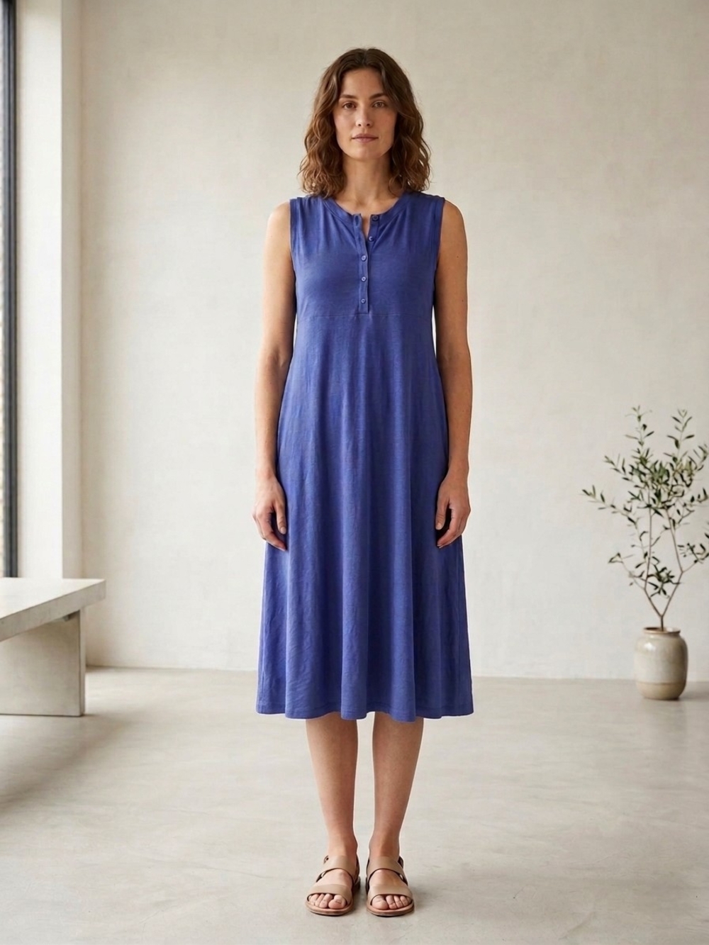 Libertine Royal Navy Sleeveless Dress